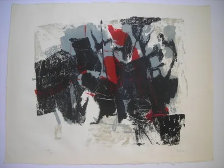 Lithograph Afro - Composizione II