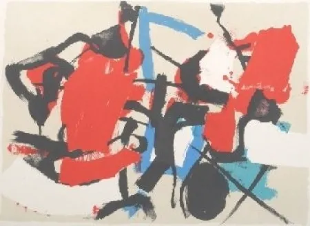 Lithograph Afro - Composizione (Per Mann)