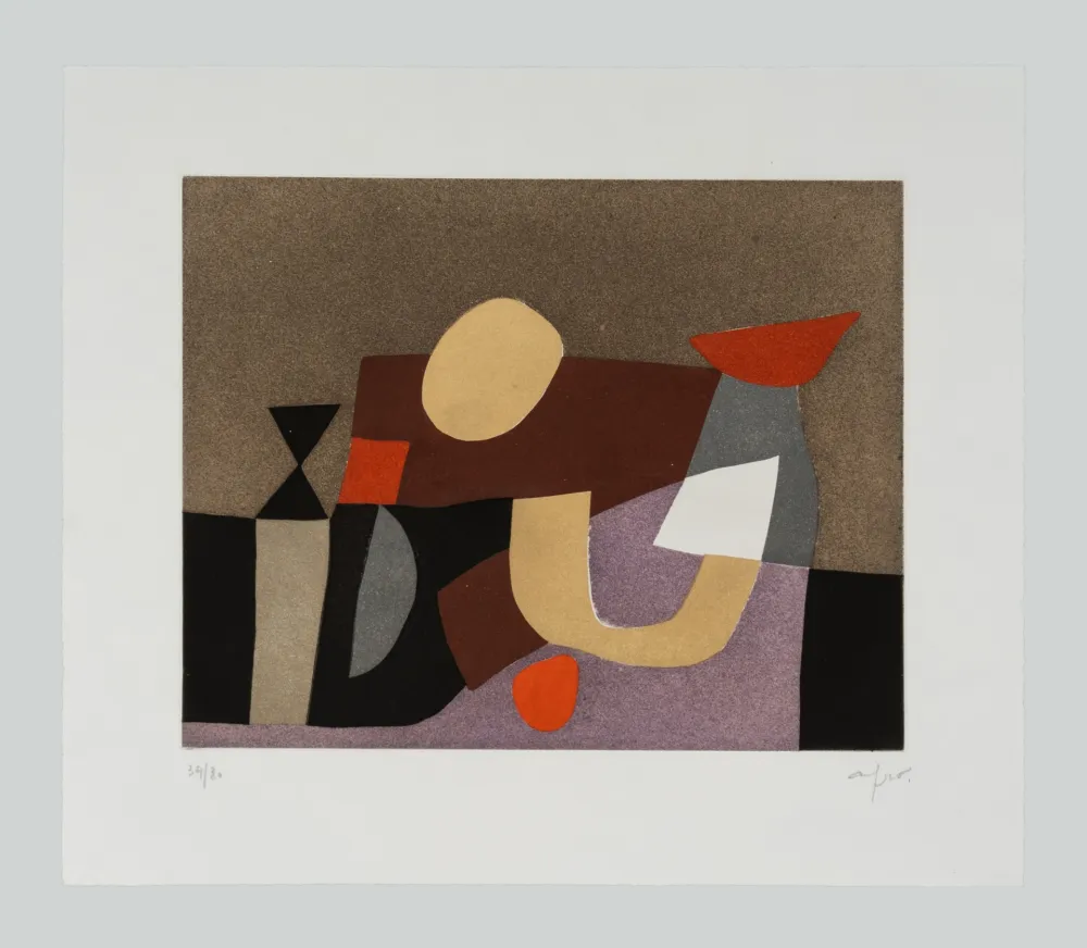 Etching And Aquatint Afro - Le voyage