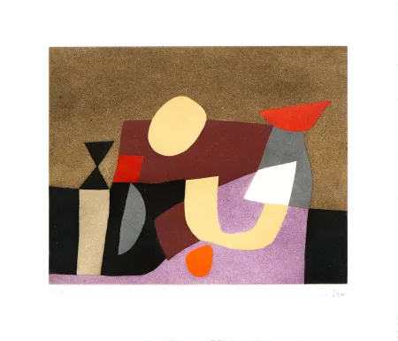 Etching And Aquatint Afro - Le voyage