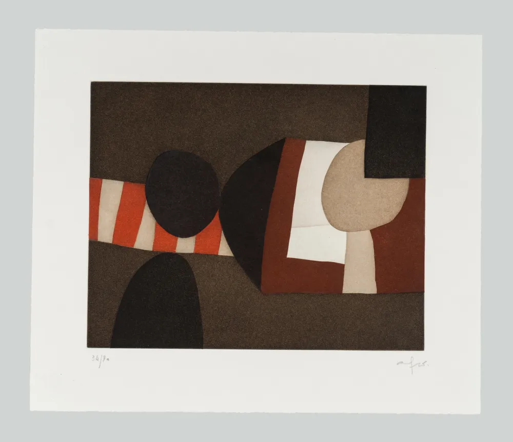 Etching And Aquatint Afro - L'invitation au voyage B