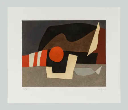 Etching And Aquatint Afro - L'invitation au voyage C