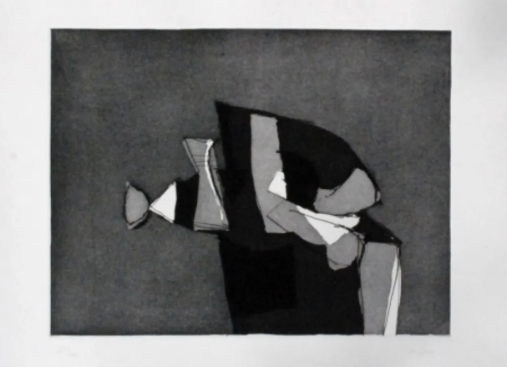 Etching Afro - Nero IV