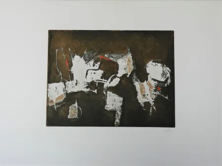 Etching And Aquatint Afro - Senza titolo