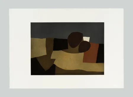 Etching And Aquatint Afro - Vulcani I