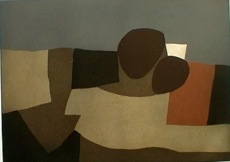 Etching And Aquatint Afro - Vulcani I