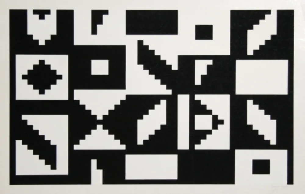 Screenprint Agam - Colors of Love