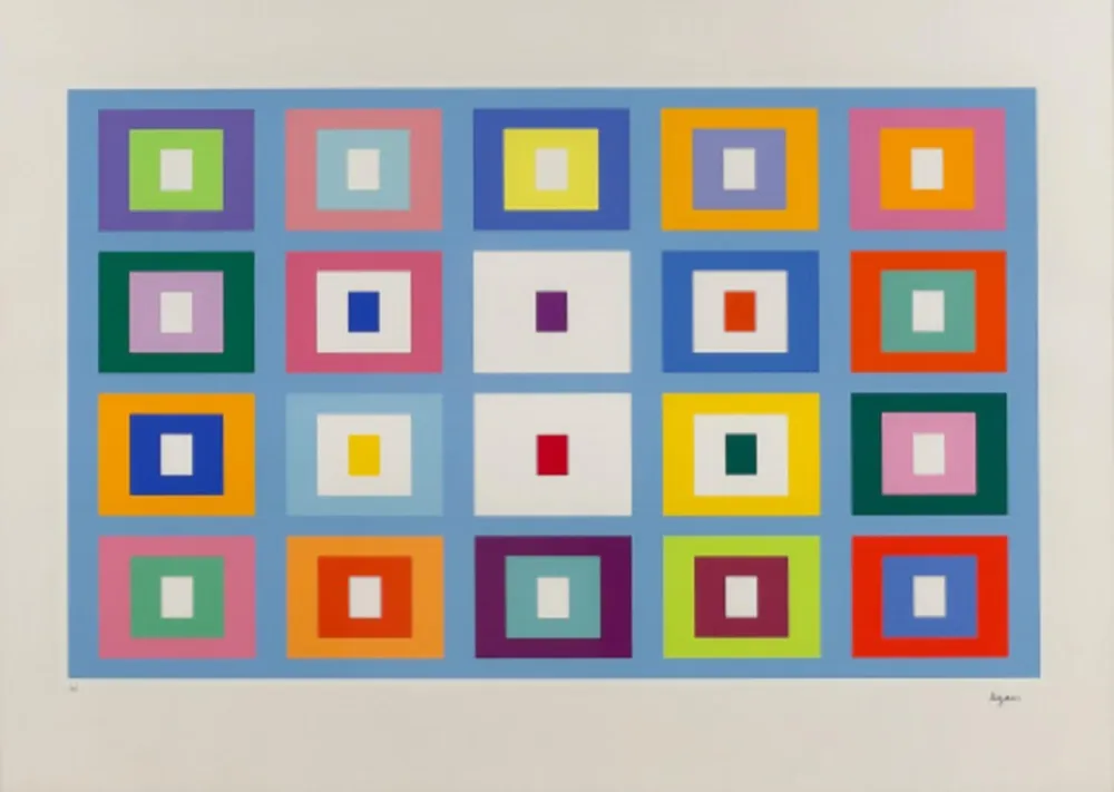 Screenprint Agam - Composition