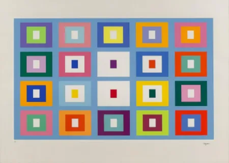 Screenprint Agam - Composition