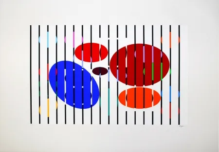 Screenprint Agam - Composition