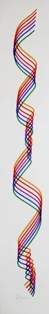 Lithograph Agam - Composition 3