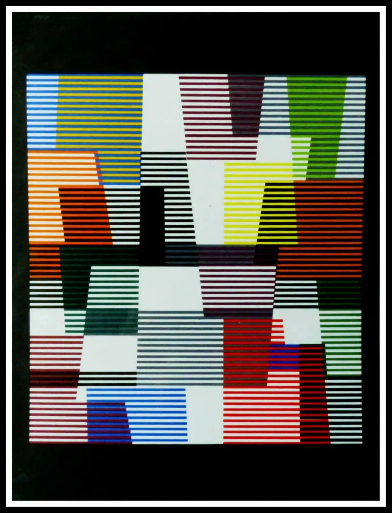 Lithograph Agam - Composition abstraite 