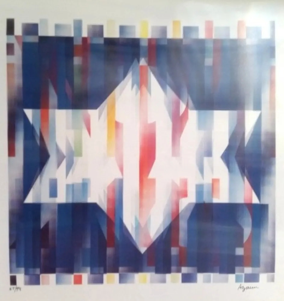 Screenprint Agam - Geometric 5 Agam
