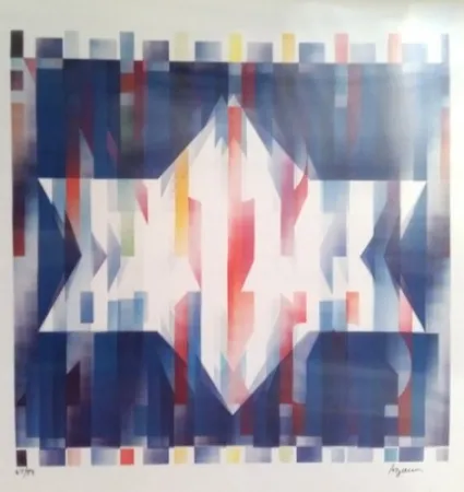 Screenprint Agam - Geometric 5 Agam