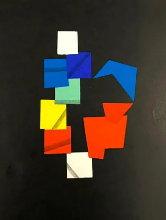 Lithograph Agam - Oeuvre transformable momentanément figée
