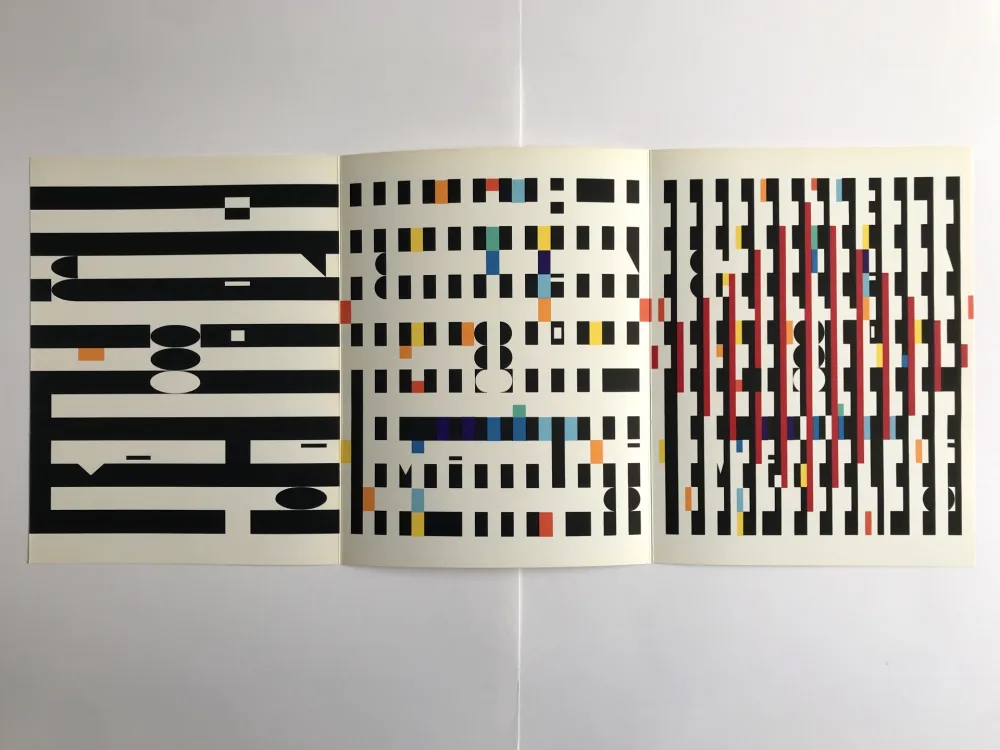 Screenprint Agam - Progression (composition cinétique)