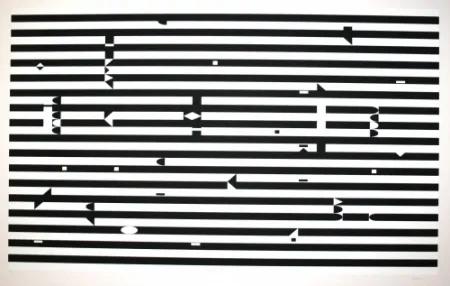 Screenprint Agam - SANS TITRE