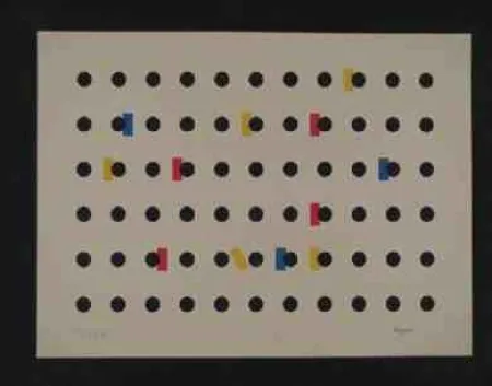 Screenprint Agam - Sans titre