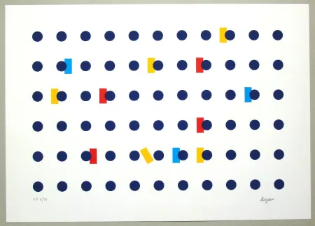 Screenprint Agam - Untitled