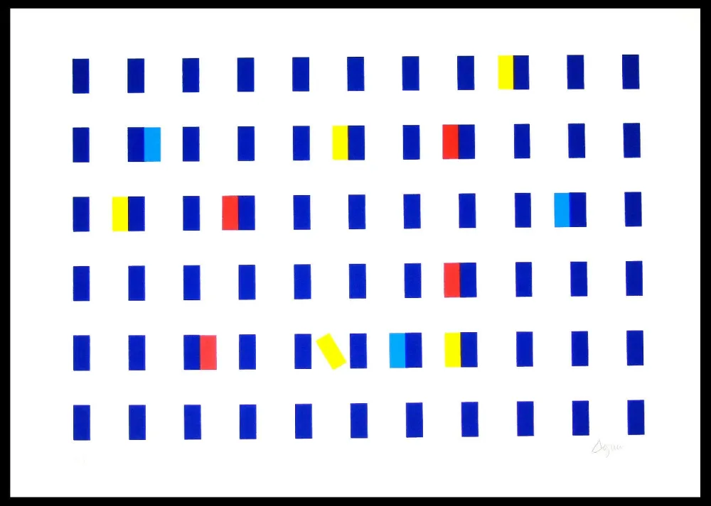 Screenprint Agam - Untitled