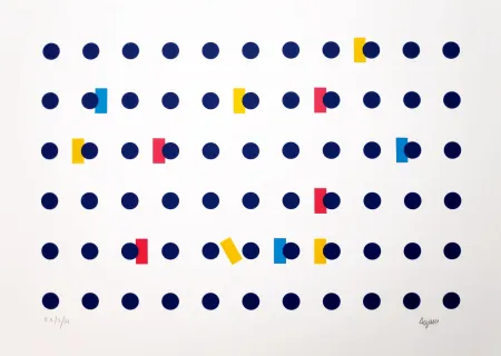 Screenprint Agam - Untitled I