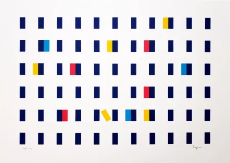 Screenprint Agam - Untitled II