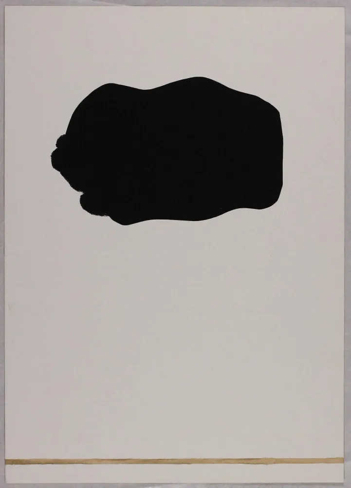 Screenprint Agnetti - Plate A from 'Spazio perduto e spazio costruito' portfolio