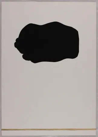 Screenprint Agnetti - Plate A from 'Spazio perduto e spazio costruito' portfolio