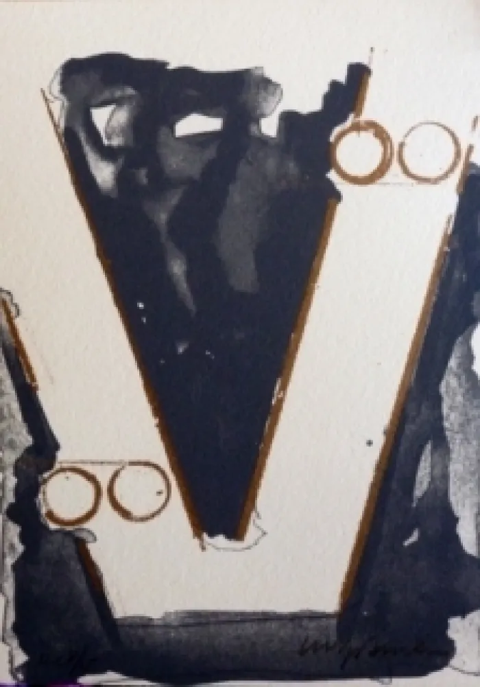 Lithograph Aguilar - Sans titre