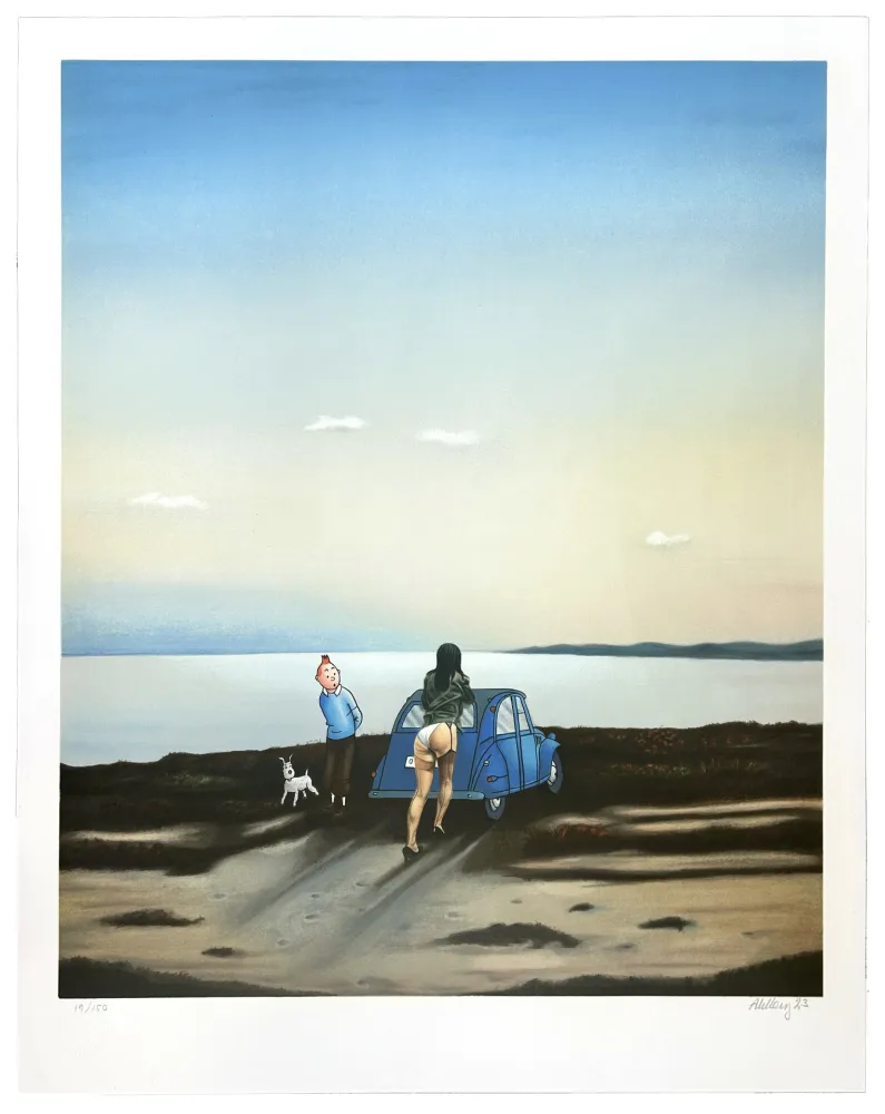 Lithograph Ahlberg - Morning as Broken