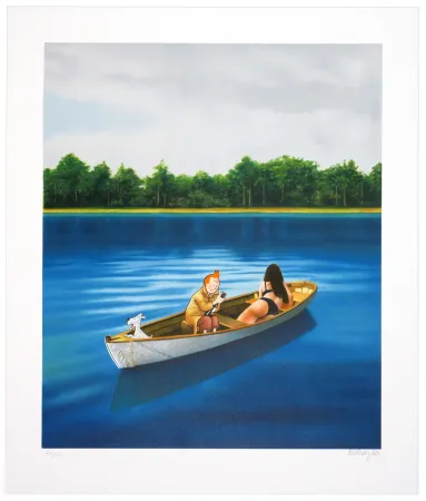 Lithograph Ahlberg - Sans titre