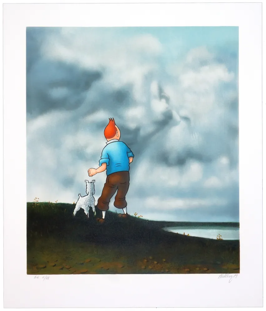 Lithograph Ahlberg - Sans titre