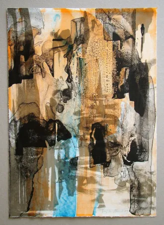 Lithograph Akai - Die glückliche Woche: Donnerstag