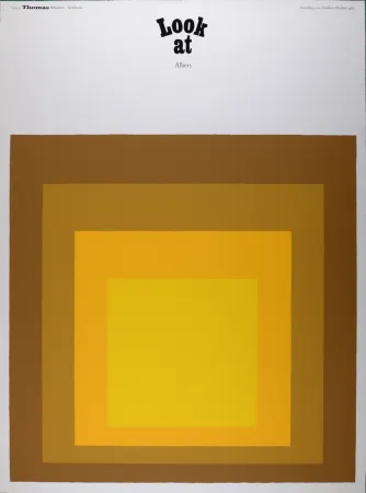 Screenprint Albers - (After) Look at Albers, 1969