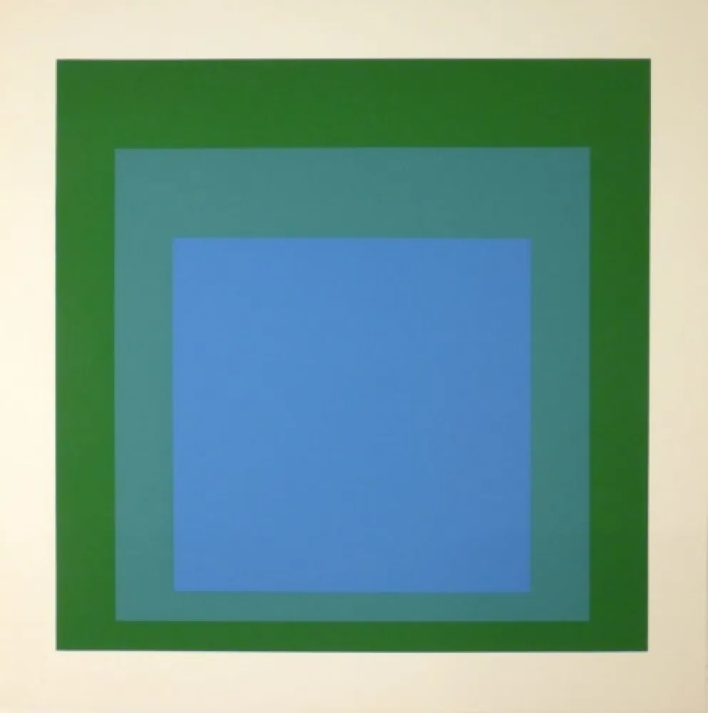 Screenprint Albers - Formulation : articulation