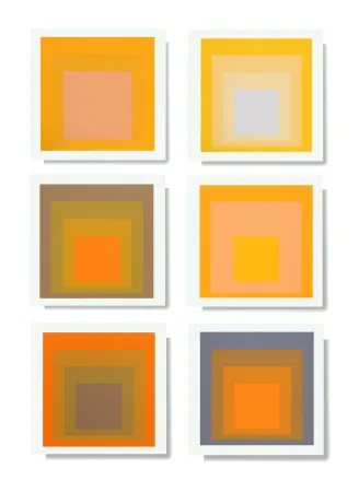 Screenprint Albers - Formulation: Articulation - Complete Portfolio