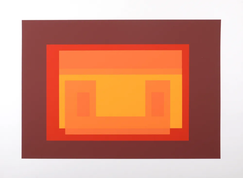 Screenprint Albers - Formulation Articulation #F, 1972