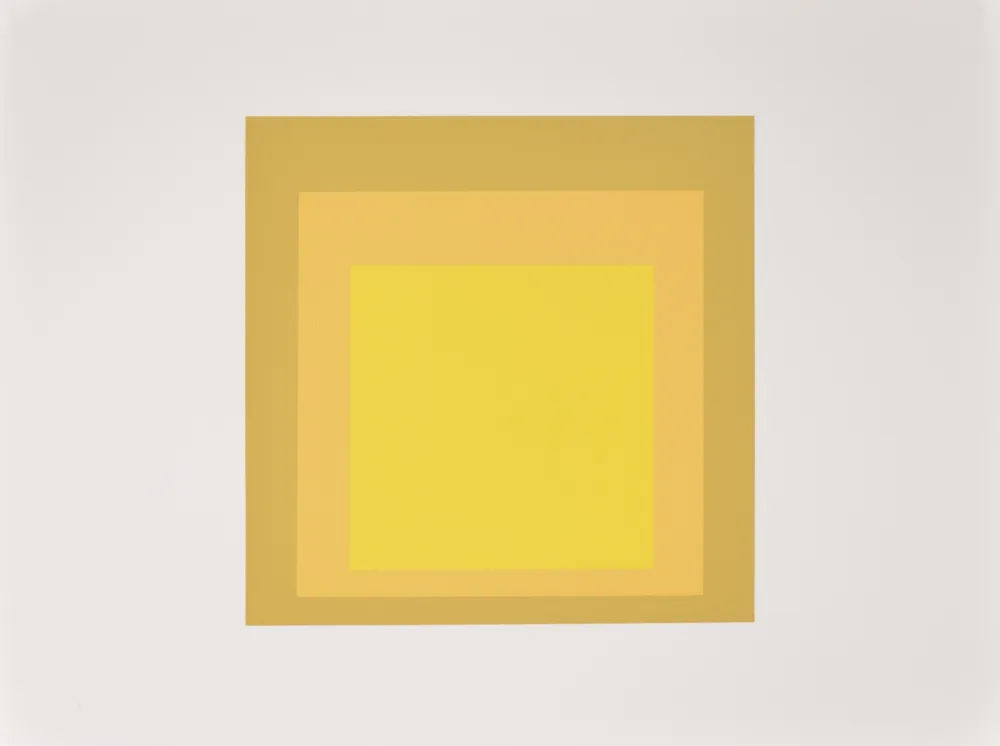 Screenprint Albers - Formulation Articulation #J (Grand format), 1972