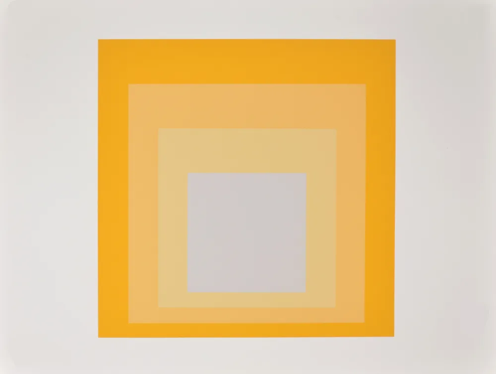 Screenprint Albers - Formulation Articulation #K (Grand format), 1972