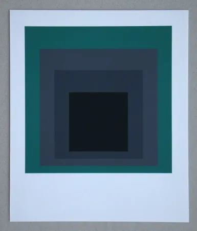 Screenprint Albers - Grisaille and Patina