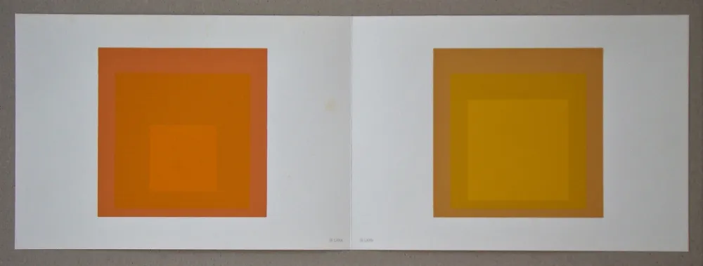 Screenprint Albers - Homage to the Square