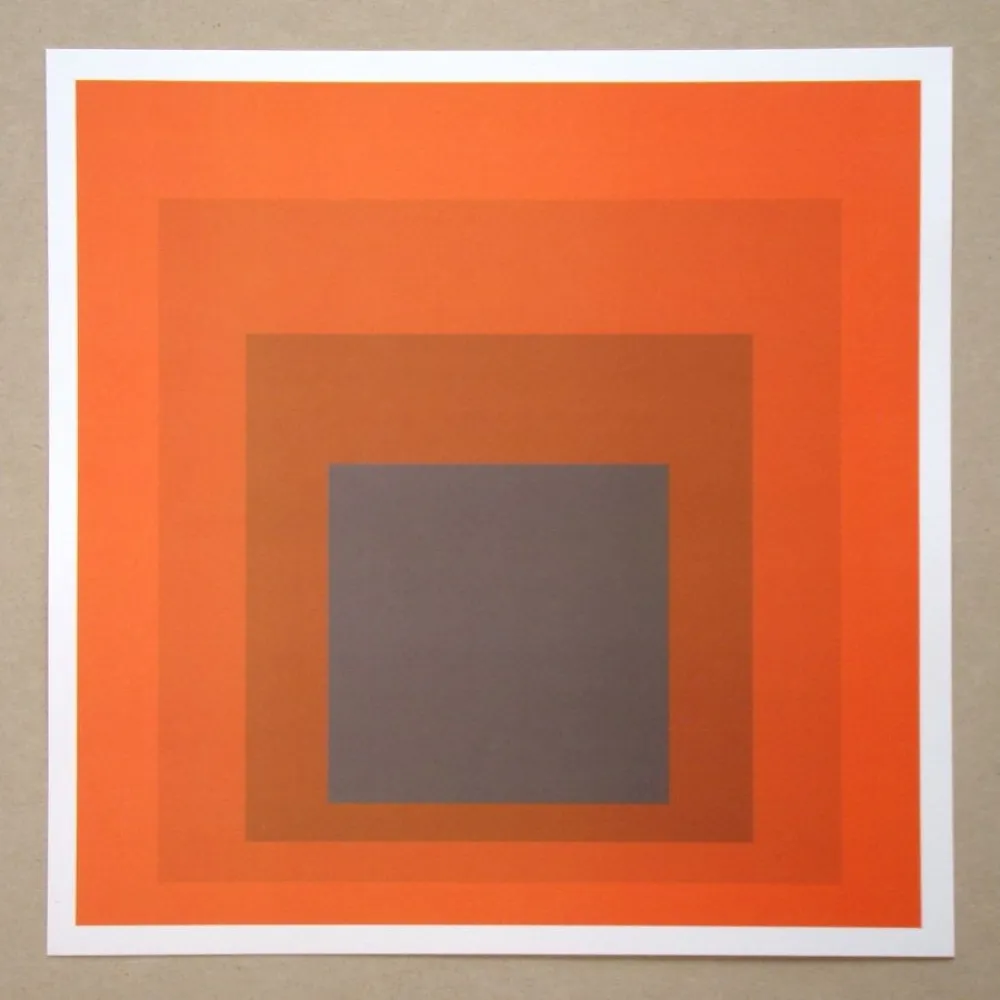 Screenprint Albers - Homage to the Square