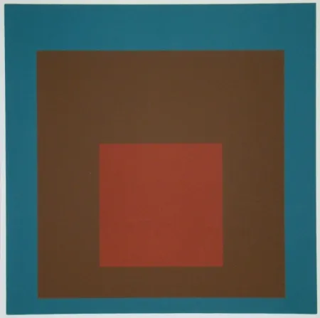 Screenprint Albers - Homage to the Square at night, 1958