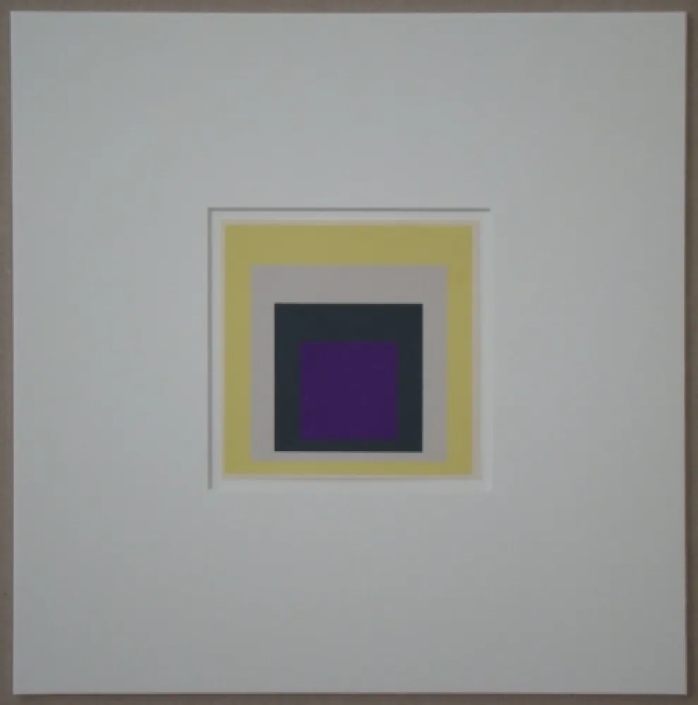 Screenprint Albers - Homage to the Square - Dedicated