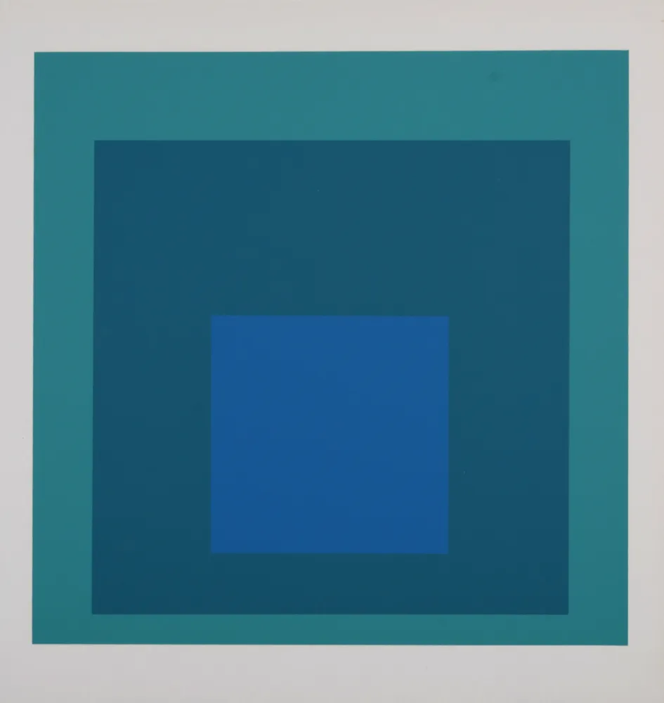 Screenprint Albers - Homage To the Square (E), 1971
