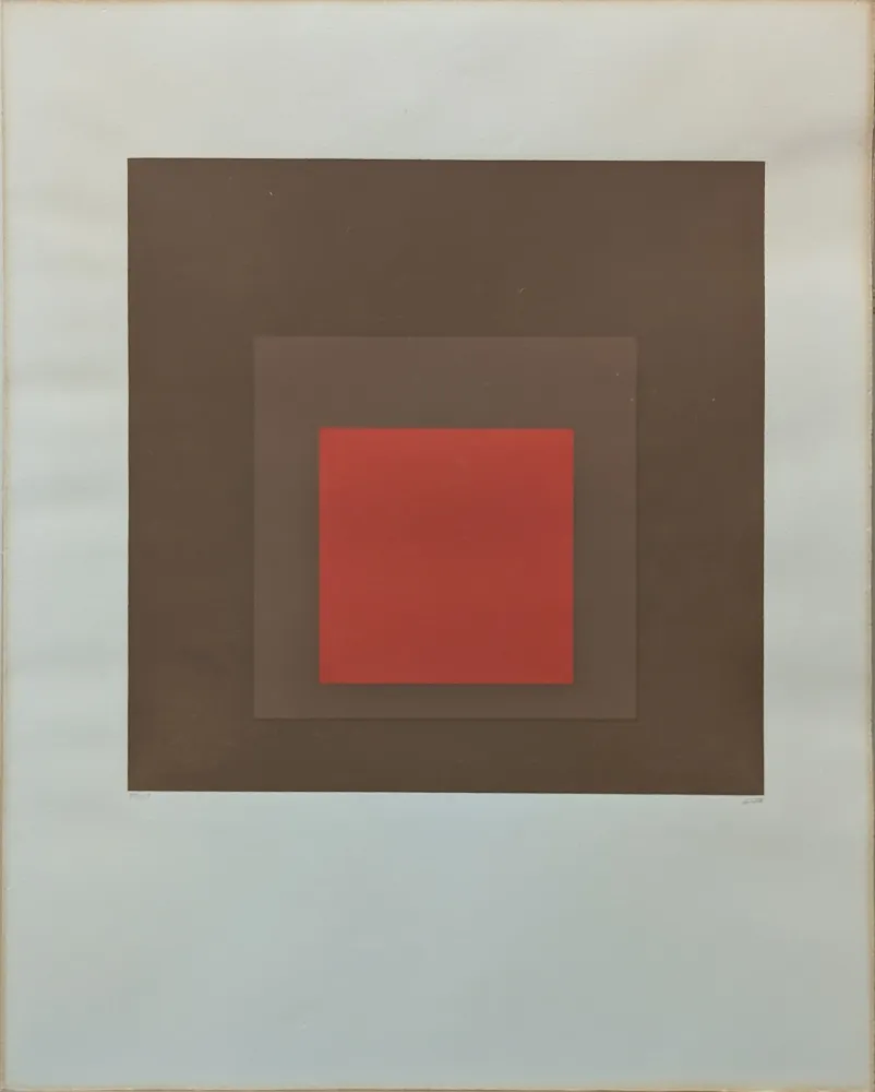 Screenprint Albers - Homage to the Square : HG442:a 