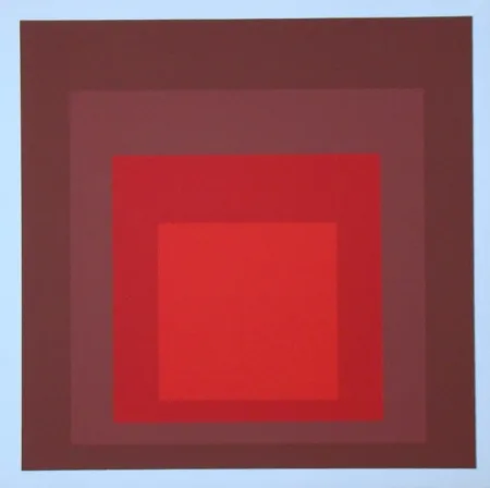 Screenprint Albers - Homage to the Square - R-I d-5, 1969