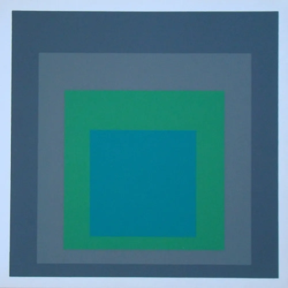Screenprint Albers - Homage to the Square - Renewed Hope, 1962