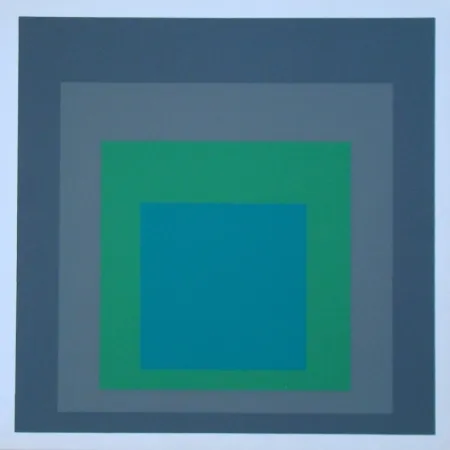 Screenprint Albers - Homage to the Square - Renewed Hope, 1962