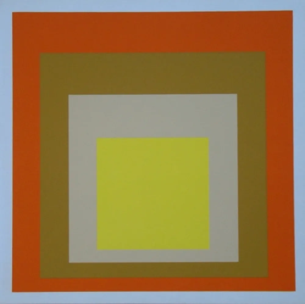 Screenprint Albers - Homage to the Square - Yes Sir, 1955